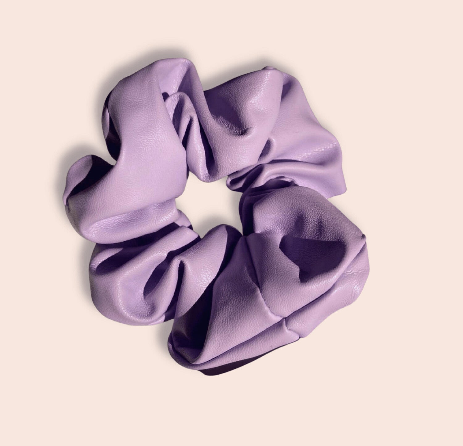 Faux Leather Scrunchie Groot