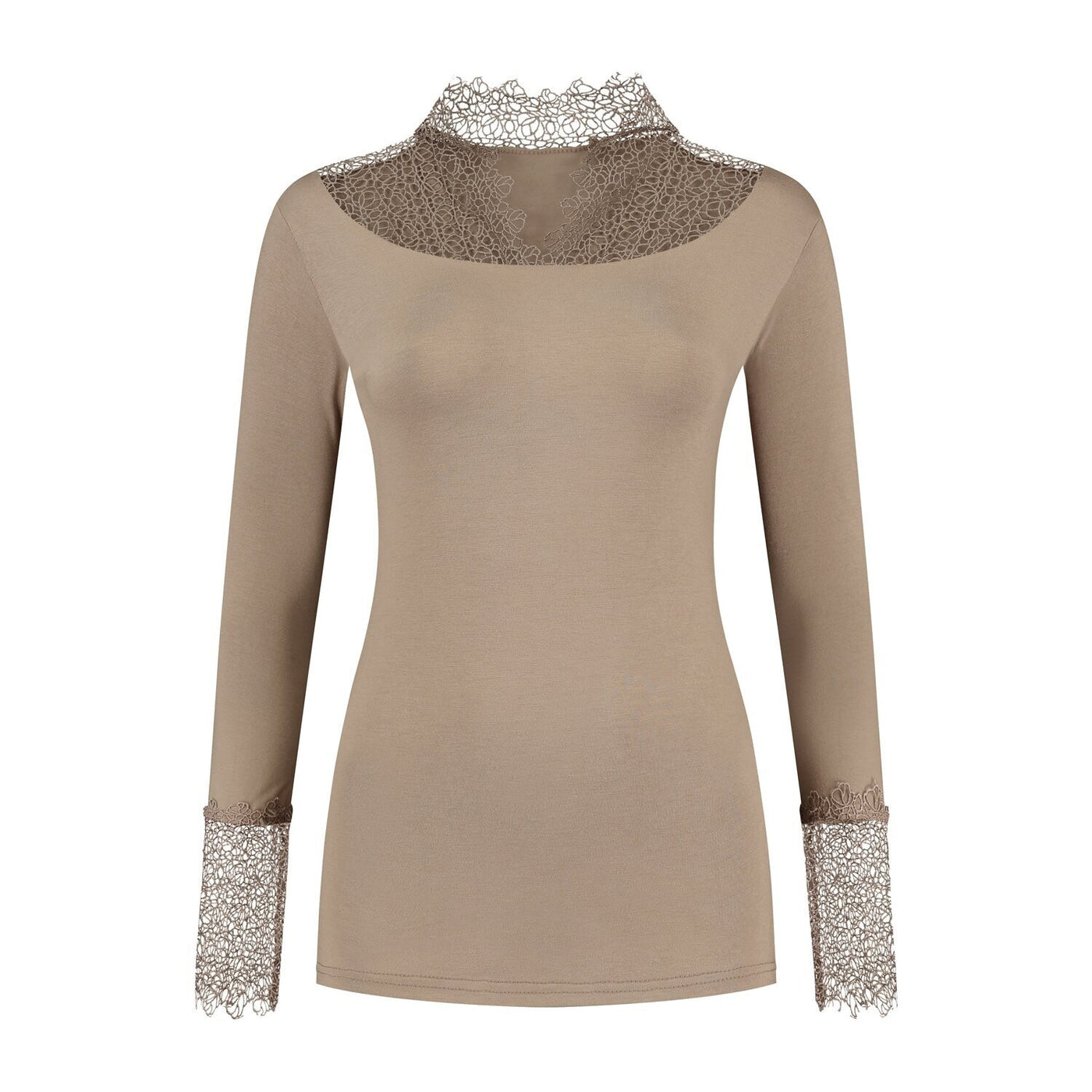 HAYA - Long sleeve undertop with lace details