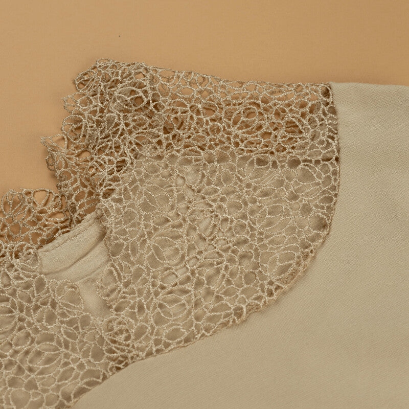 HAYA - Sous-chemise à manches longues avec détails en dentelle