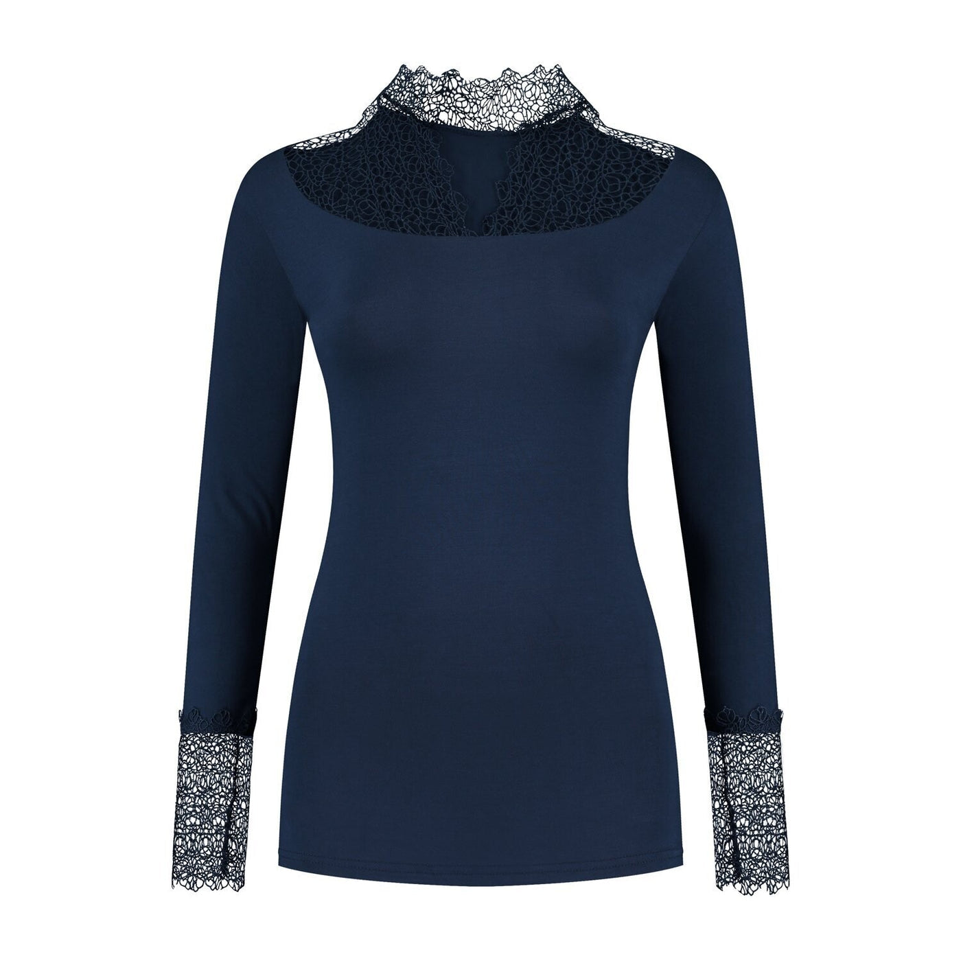 HAYA - Long sleeve undertop with lace details